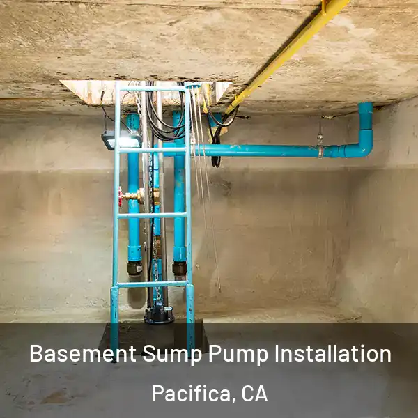  Basement Sump Pump Installation Pacifica, CA